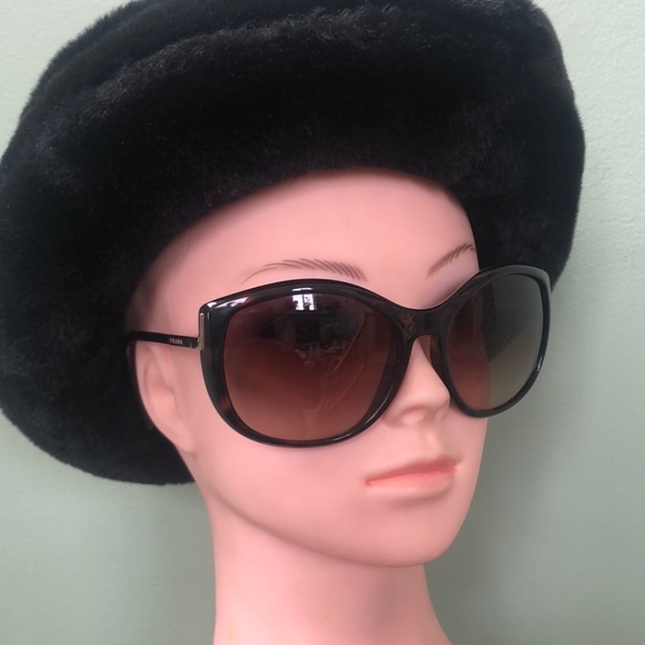 Prada Oversized Brown Havana Sunglasses Spr 09n 2au-6s1 main image 8